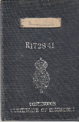 Certificate of Discharge1